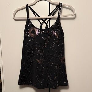 Old navy Women's Black Starry Tank Top